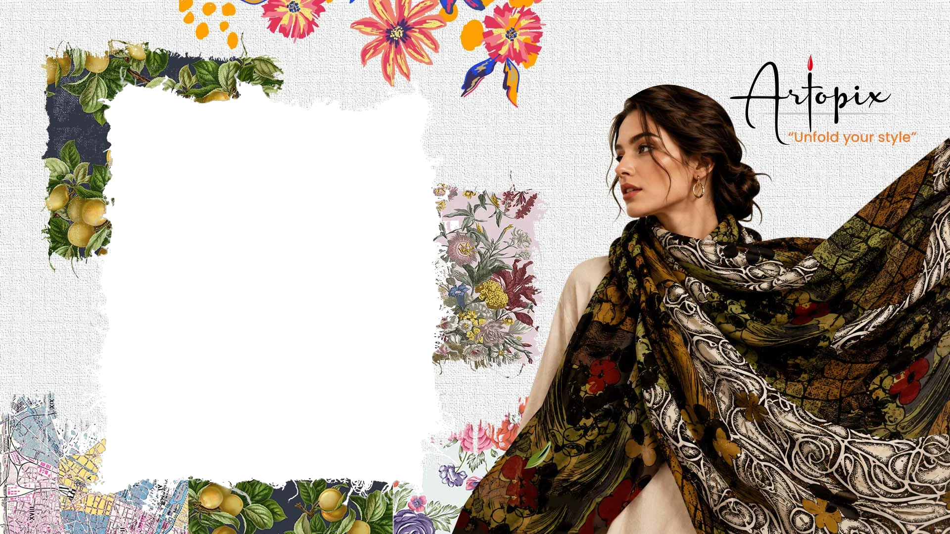 Artopix scarf styling with video showcase